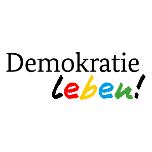 Demokratie leben logo quadratisch data